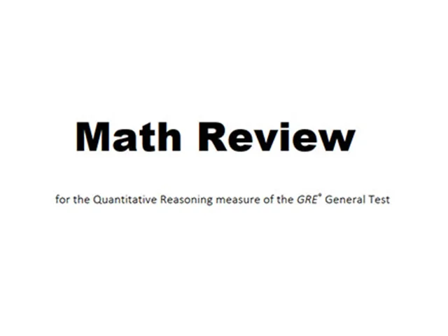 کتاب ETS GRE Math Review 2017