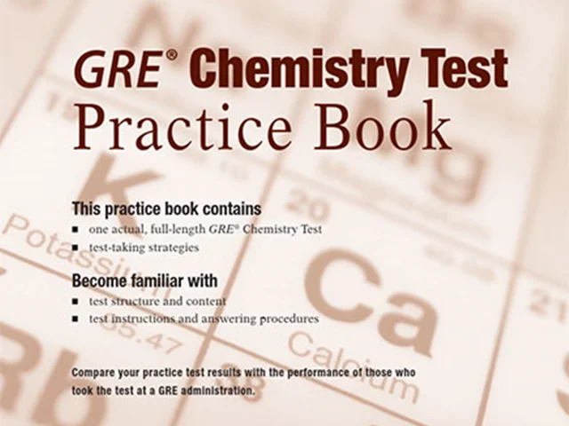 کتاب Practice Book GRE Chemistry Test