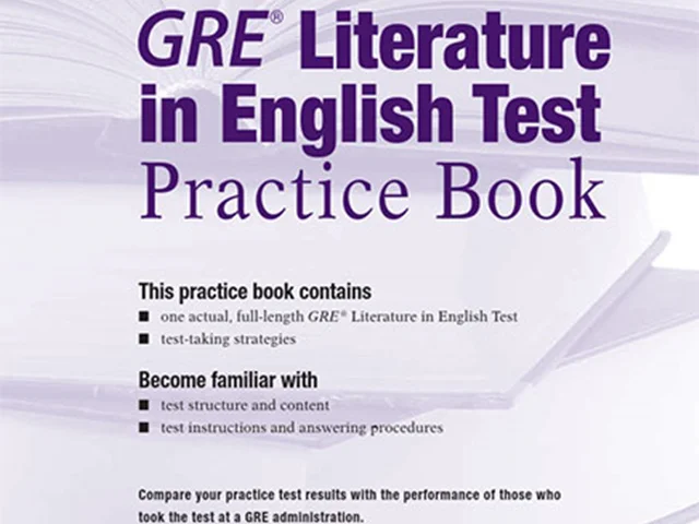 کتاب Practice Book GRE Literature In English Test