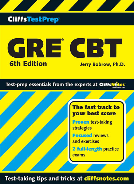 کتاب Cliffs TestProp GRE CBT 6th Edition
