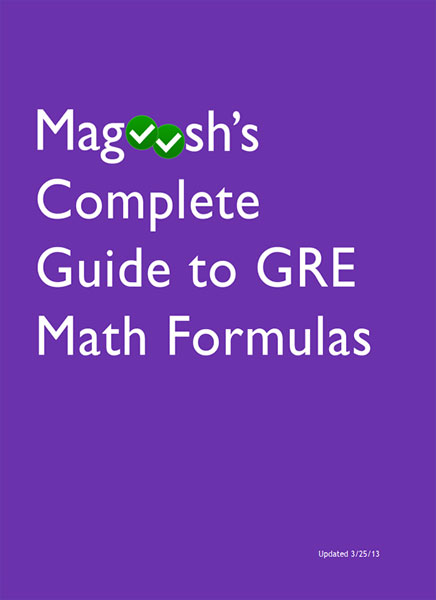 کتاب Magoosh Complete Guide to the GRE Math Formulas