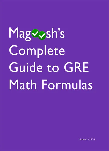 کتاب Magoosh Complete Guide to the GRE Math Formulas