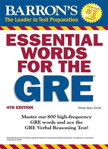 کتاب Barrons Essential Words for the GRE 4th Edition
