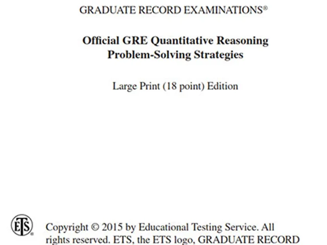 کتاب Official GRE Quantitative Reasoning Problem Solving