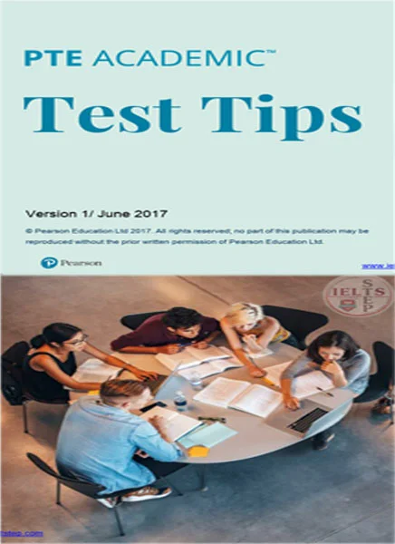 کتاب PTE ACADEMIC TEST TIPS PEARSON 2017