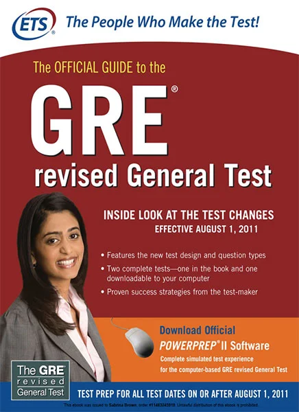 کتاب The Official Guide GRE Revised General Test