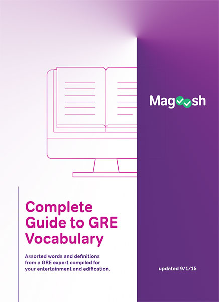 کتاب Magoosh Complete Guide to the GRE Vocabulary