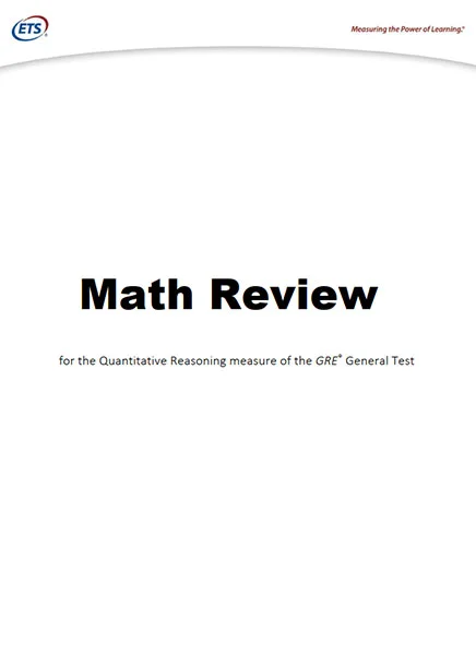 کتاب ETS GRE Math Review 2017