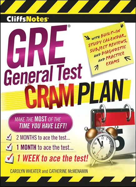 کتاب CliffsNotes GRE General Test Cram Plan