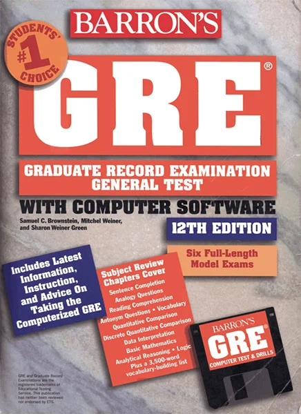 کتاب Barrons GRE General Test 12th Edition