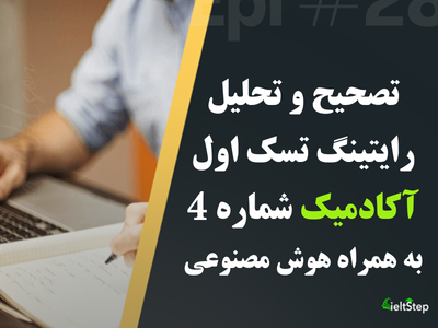 مجموعه تصحیح و تحلیل رایتینگ تسک اول آکادمیک شماره 4